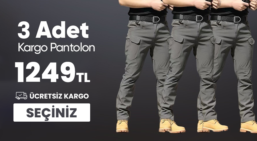 3 Adet Taktik Pantolon